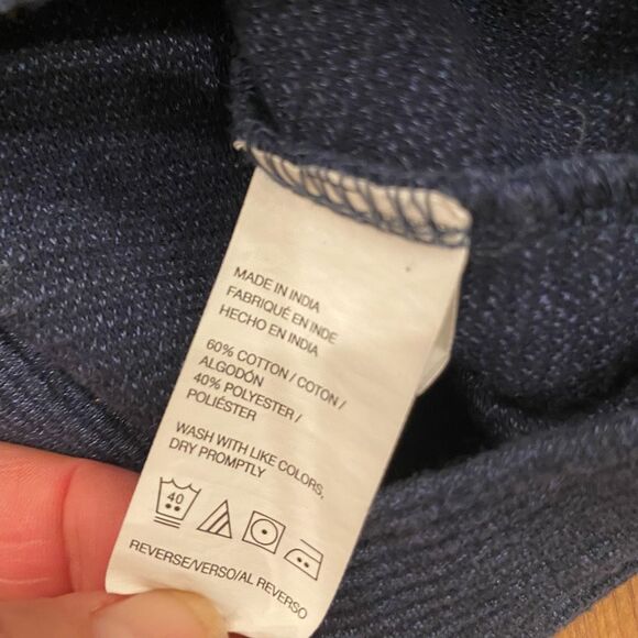 Van Heusen Flex Gray Ribbed Quarter Zip Mens Activewear Pullover Shirt Size Smal - Picture 9 of 12